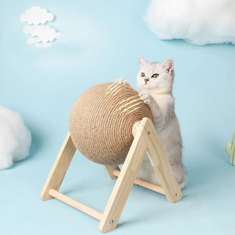 Katzen Kratzball aus Sisalseil