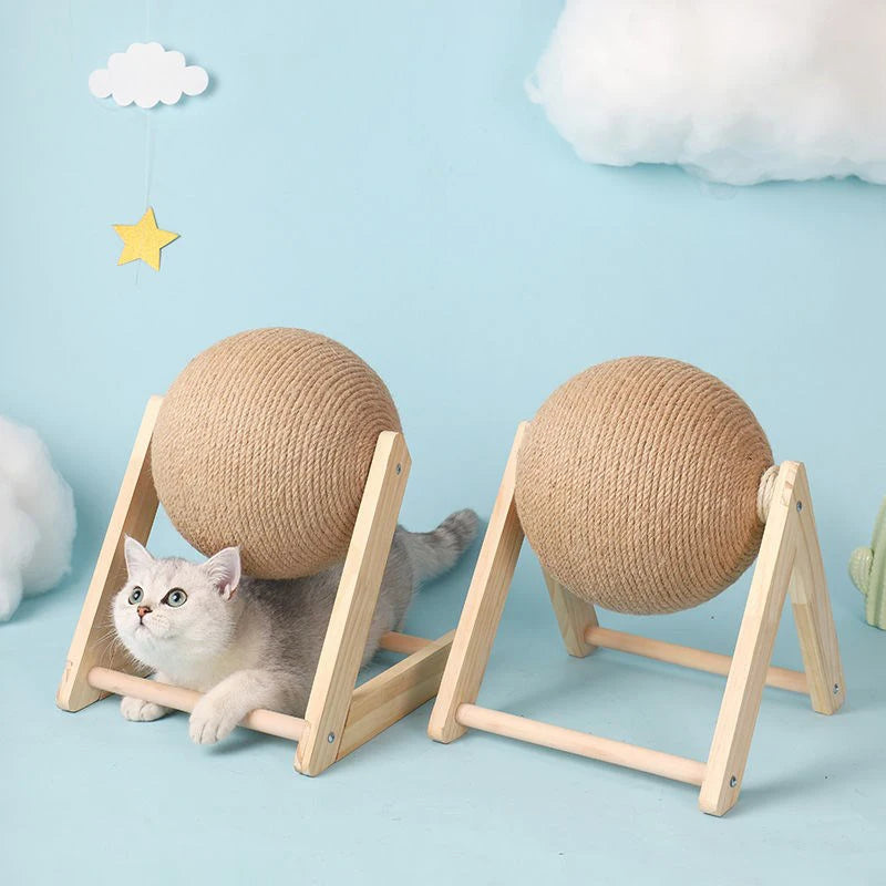 Katzen Kratzball aus Sisalseil