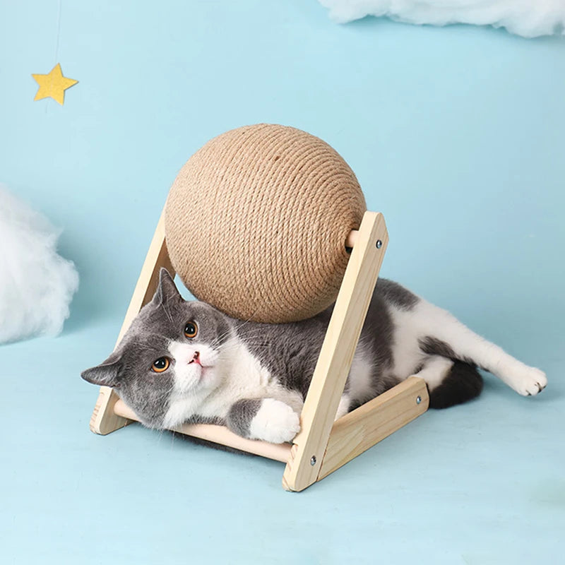 Katzen Kratzball aus Sisalseil