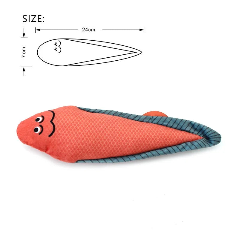 Katzenminze Fisch-Spielzeug (3D Simulation)