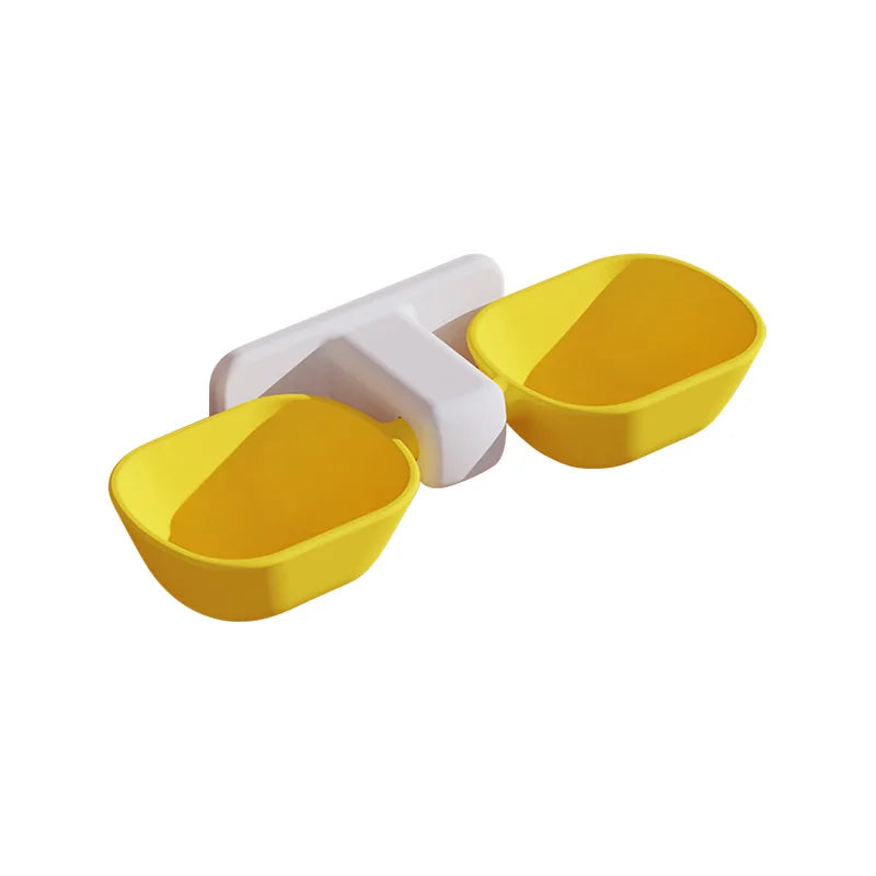 Höhenverstellbarer Wand-Doppelnapf für Katzen & Hunde - Animalivo