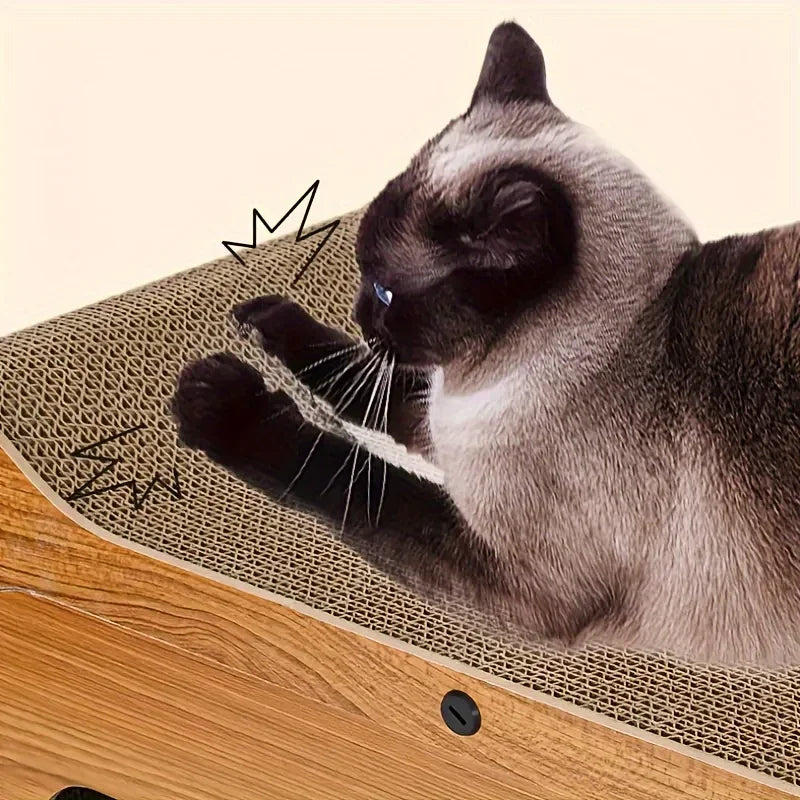 Katzenkratzsofa aus strapazierfähigem Karton