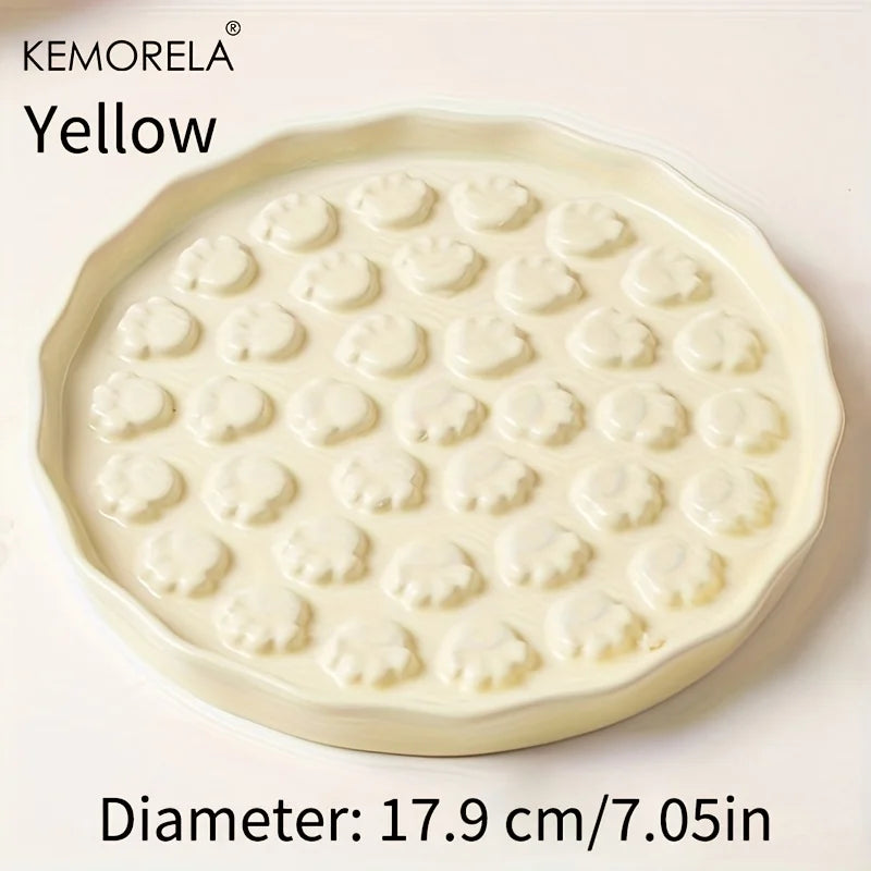 Keramik-Slow-Feeder Katzenschale im Pfoten-Design - Animalivo