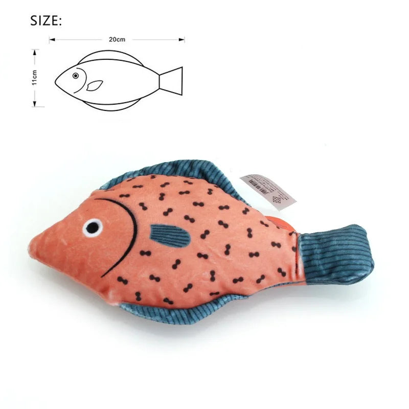 Katzenminze Fisch-Spielzeug (3D Simulation)