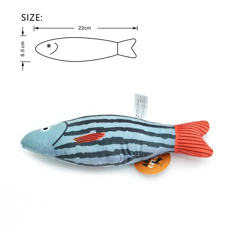 Katzenminze Fisch-Spielzeug (3D Simulation)