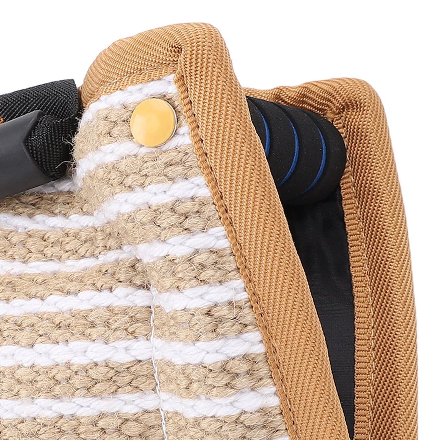 Hundetraining Bisskissen Reißfestes interaktives Spielspielzeug Jute Pad Hund Biss Sleeve Trainingsausrüstung mit Griffen - Animalivo