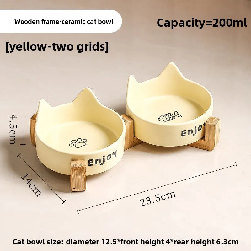 Erhöhter Keramik-Napf für Katzen & Hunde - Animalivo