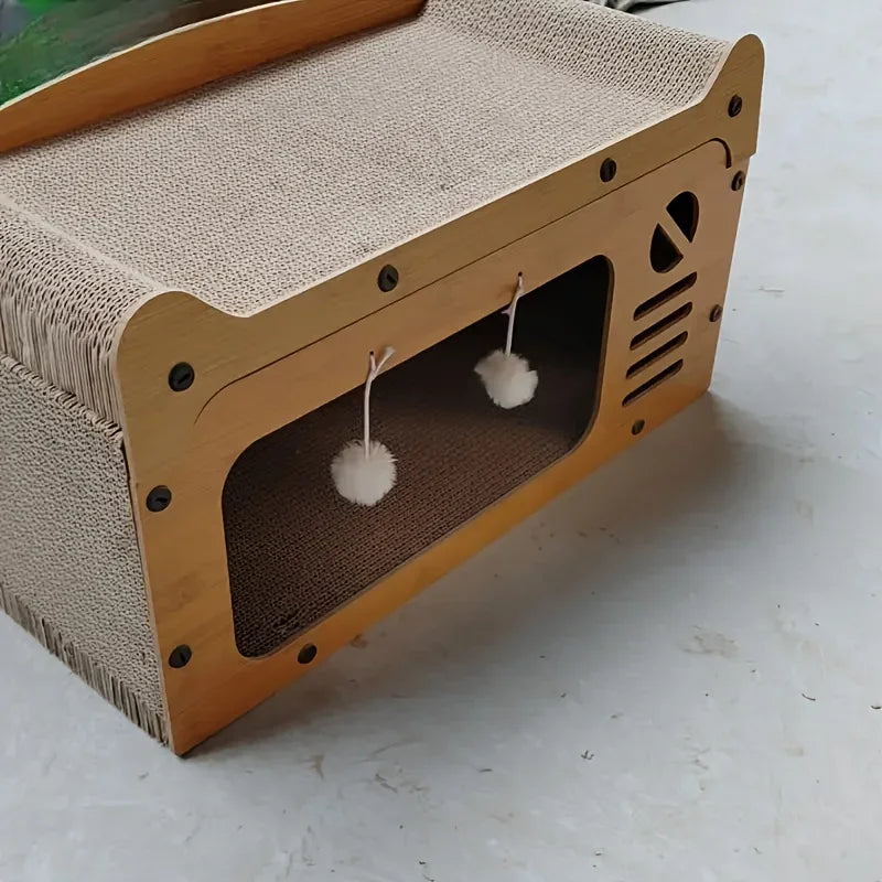 Katzenkratzsofa aus strapazierfähigem Karton