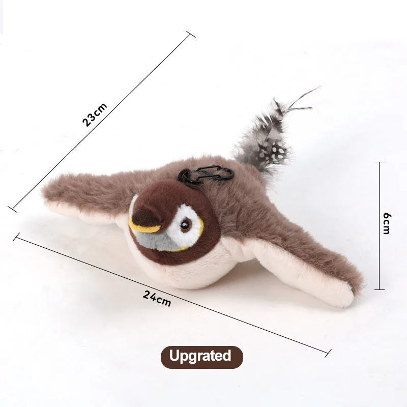 Interaktives Vogel-Katzenspielzeug (Wiederaufladbar)