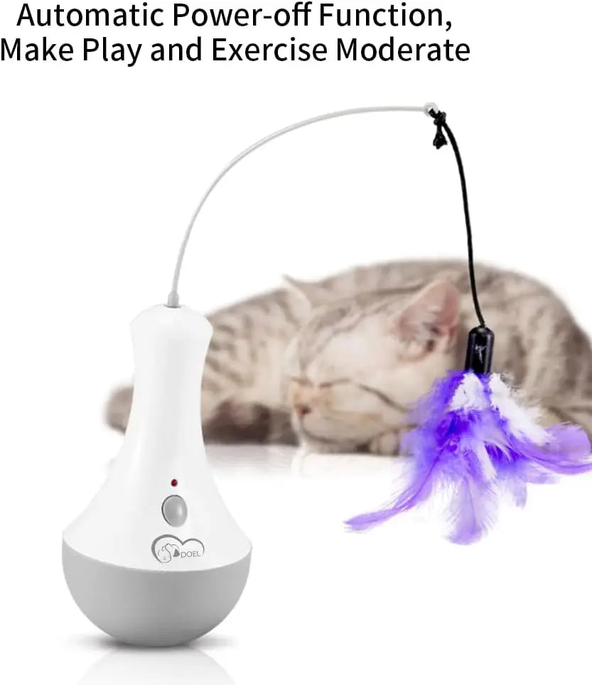 Interaktives Feder-Spielzeug für Katzen & Kätzchen