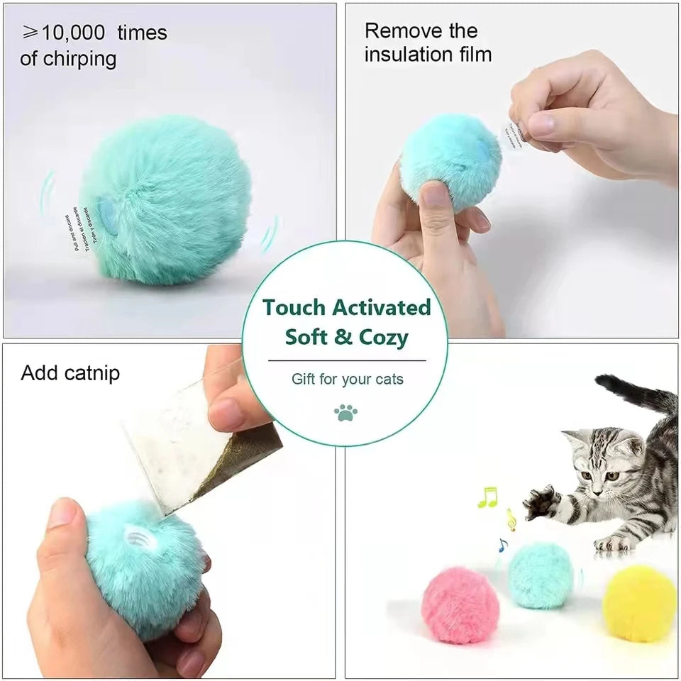 Smarter Interaktiver Spielball für Katzen
