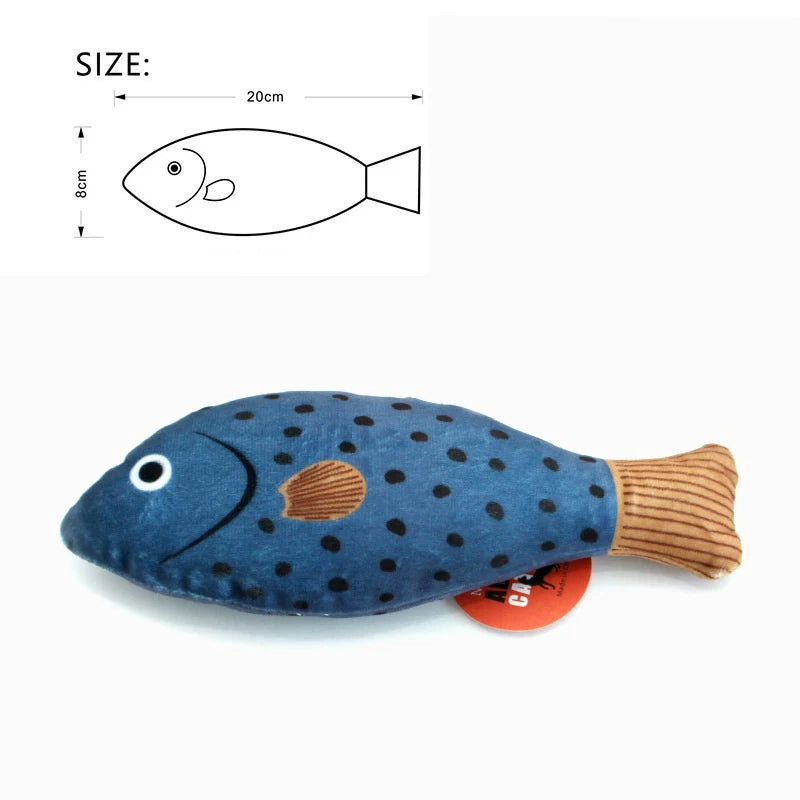 Katzenminze Fisch-Spielzeug (3D Simulation)