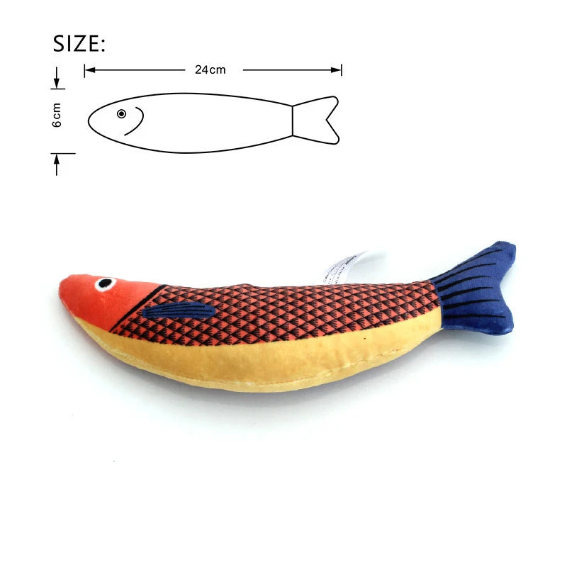 Katzenminze Fisch-Spielzeug (3D Simulation)