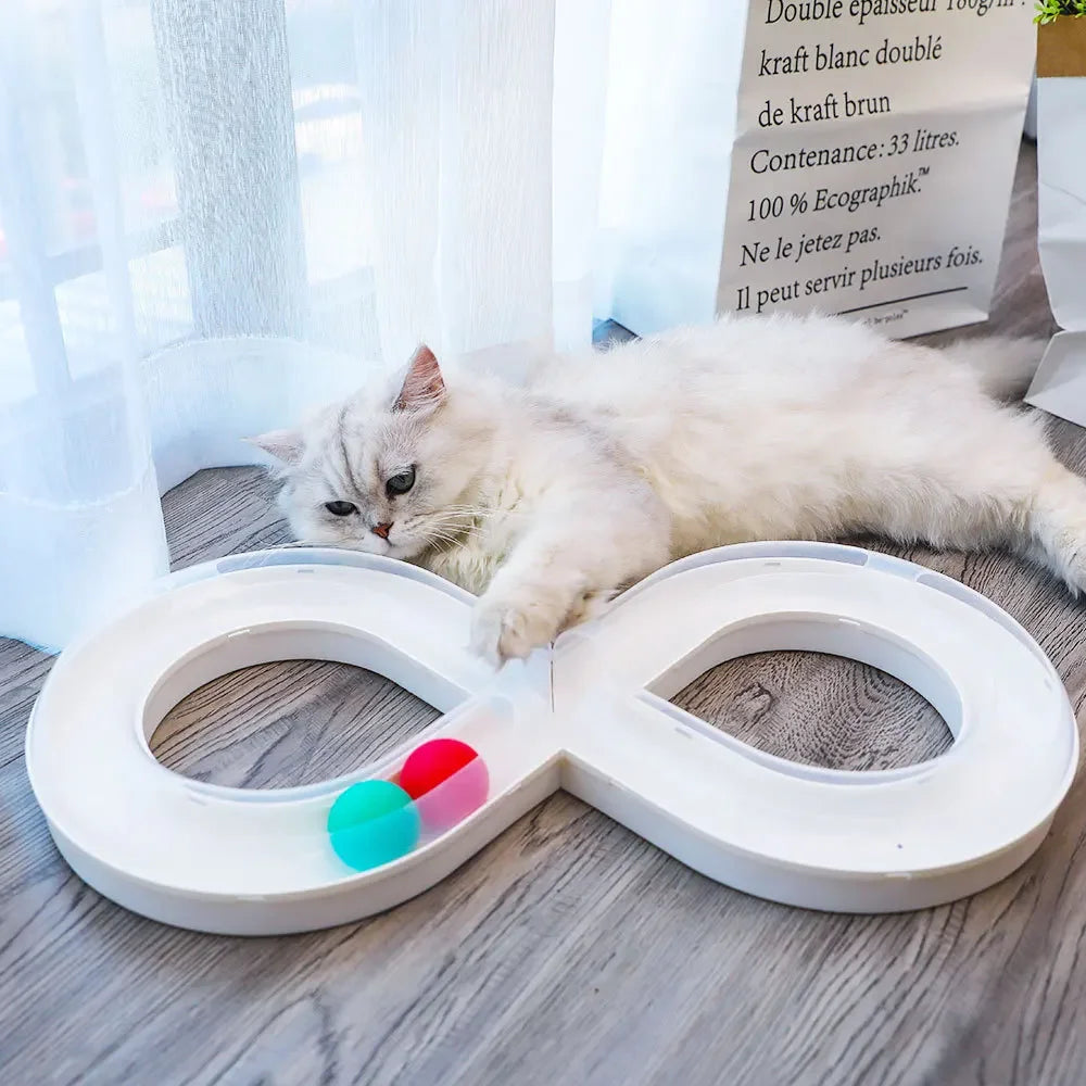 Katzen Spielzeug Set mit Plattenspieler & Teaser