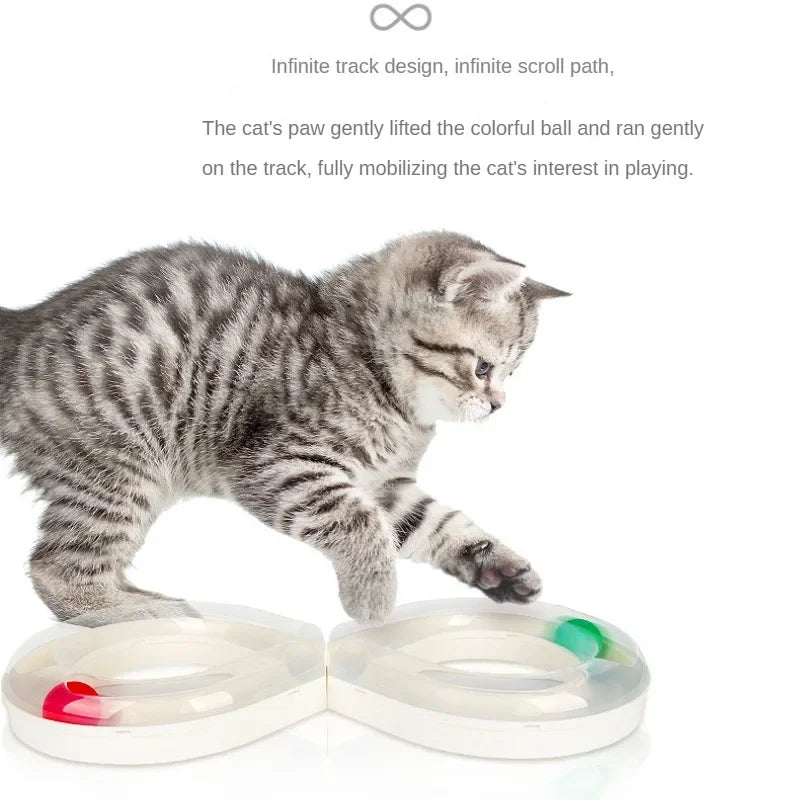 Katzen Spielzeug Set mit Plattenspieler & Teaser