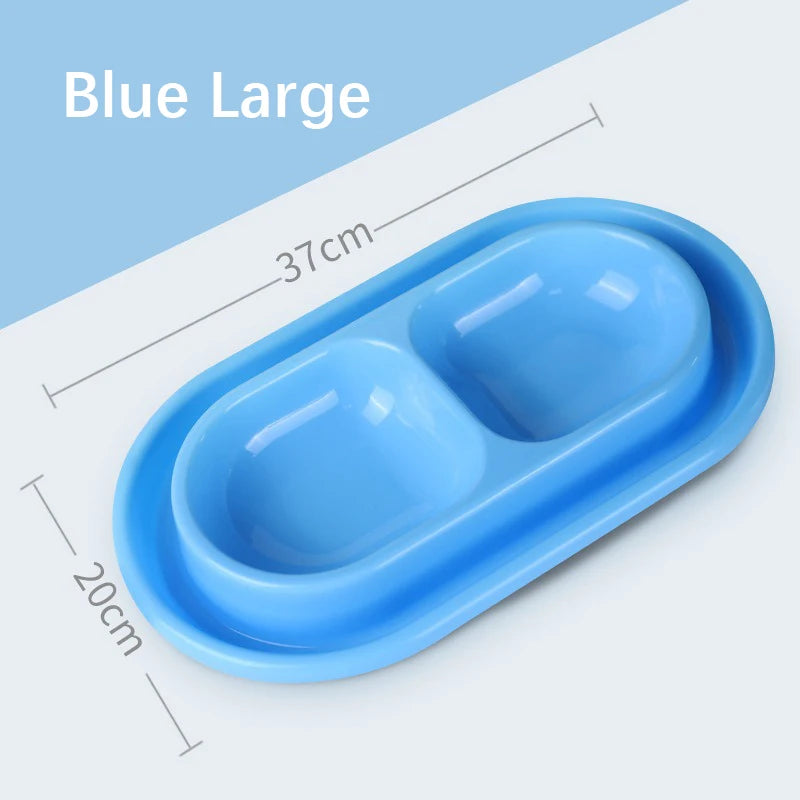 Doppelter Outdoor-Futternapf (Robust & Wetterfest) - Animalivo