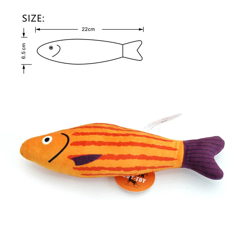 Katzenminze Fisch-Spielzeug (3D Simulation)