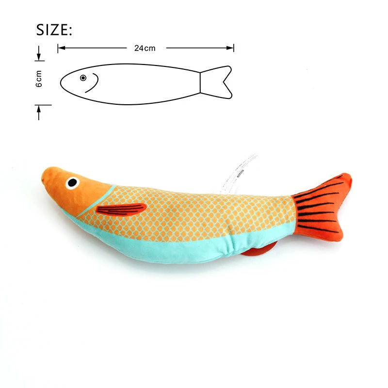 Katzenminze Fisch-Spielzeug (3D Simulation)