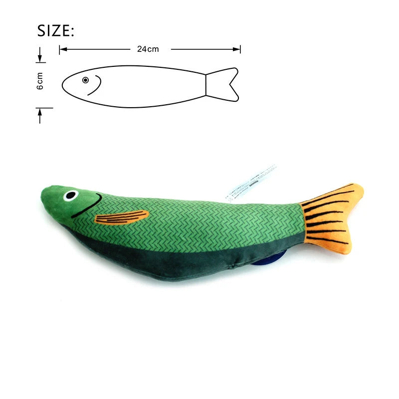 Katzenminze Fisch-Spielzeug (3D Simulation)