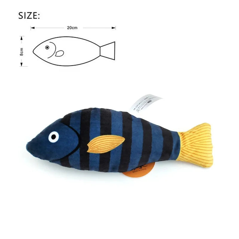 Katzenminze Fisch-Spielzeug (3D Simulation)