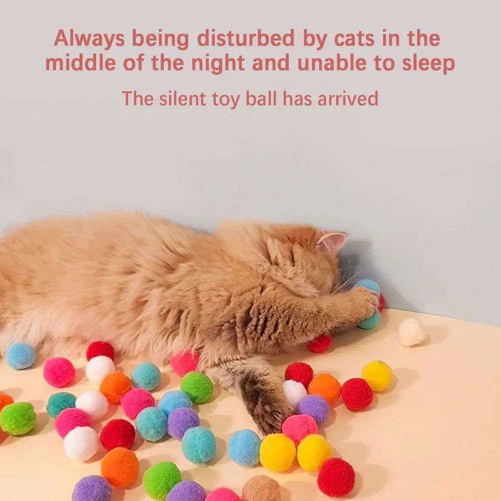Interaktives Katzen-Startspielzeug mit Plüschball