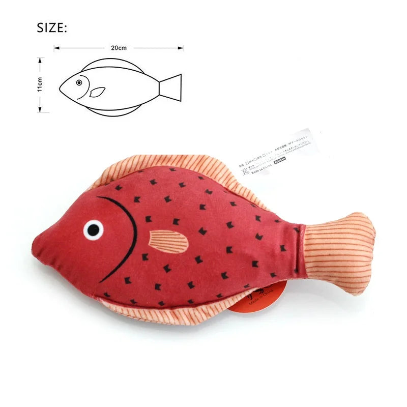 Katzenminze Fisch-Spielzeug (3D Simulation)