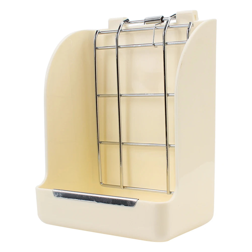 Feder-Heuraufe / Gras-Rack für Kaninchen & Meerschweinchen - Animalivo