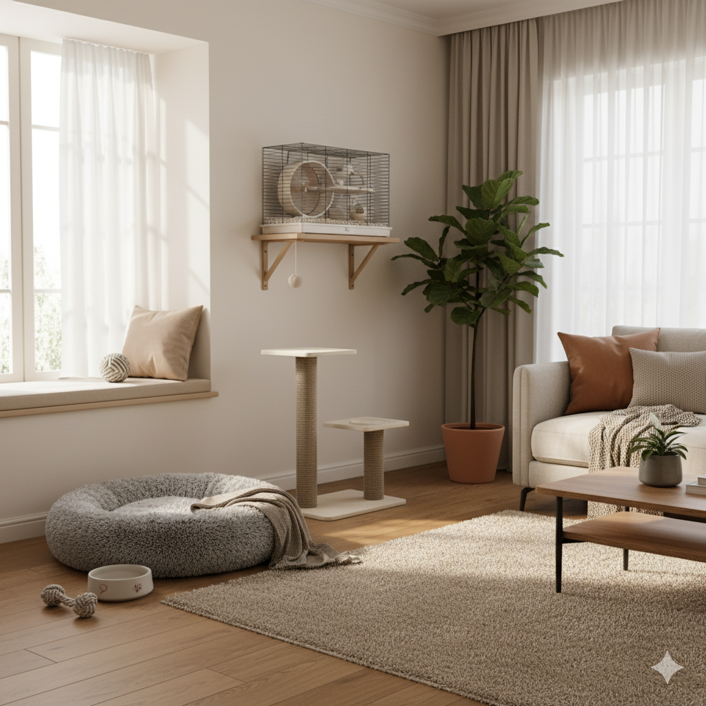 🏡 Wohnung auf einen neuen Mitbewohner vorbereiten – Tipps für Hunde, Katzen und Kleintiere