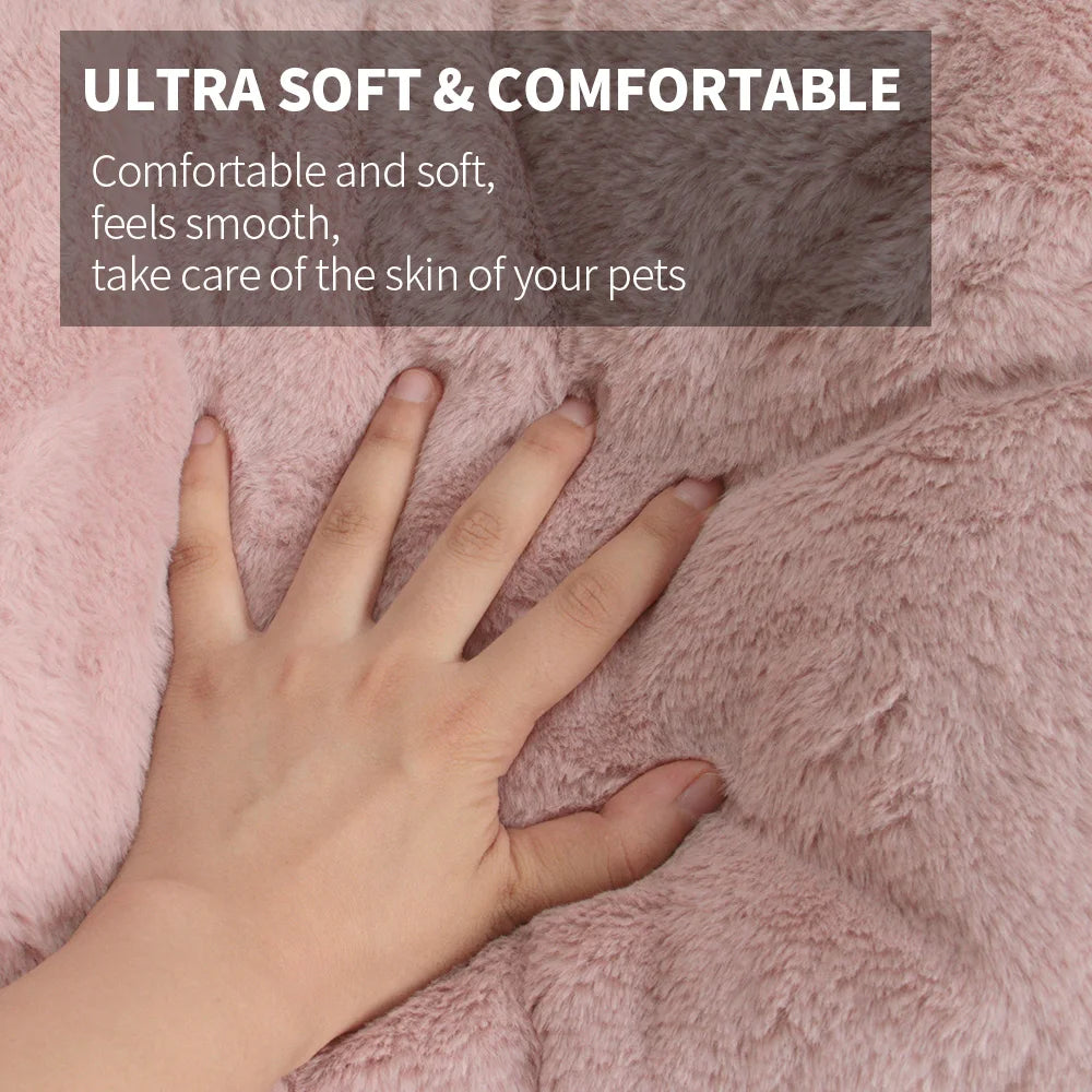 Dicke Winter-Hundebettmatte: Warme Schlafmatten & Kissen für kleine, mittlere und große Haustiere - Animalivo