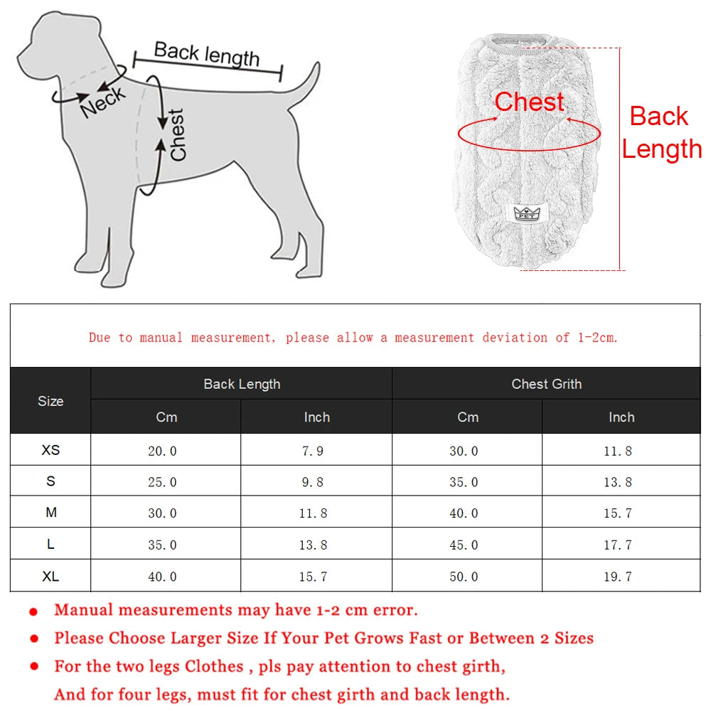 Warmes Fleece-Sweatshirt für Katzen & kleine Hunde (Herbst/Winter) - Animalivo