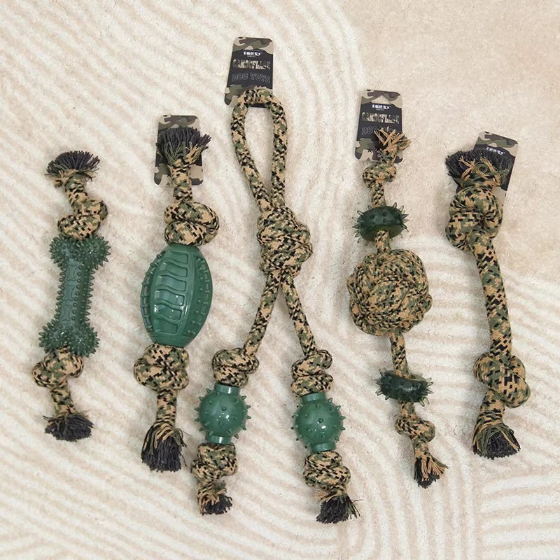 Interaktives Hundespielzeug: Langlebiges Kauspielzeug & Seilspielzeug zur Zahnreinigung - Animalivo