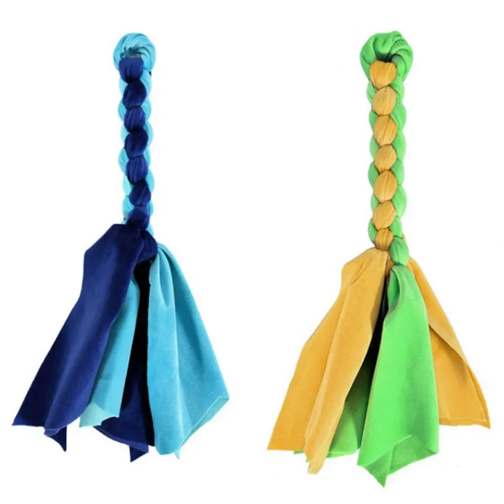 Hunde Flirt Locken Pole Stick Spielzeug Haustier Interaktive Jagen Schwanz Teaser Zauberstab Training Kauen Seil Katze Haustier - Animalivo