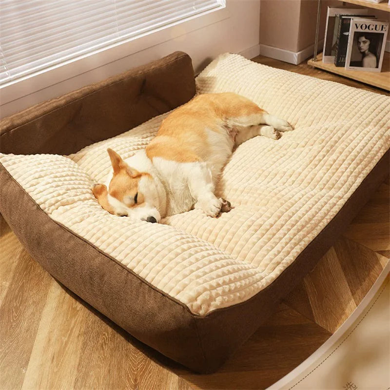 Großes Komfort-Hundesofa für Herbst & Winter (Golden Retriever) - Animalivo