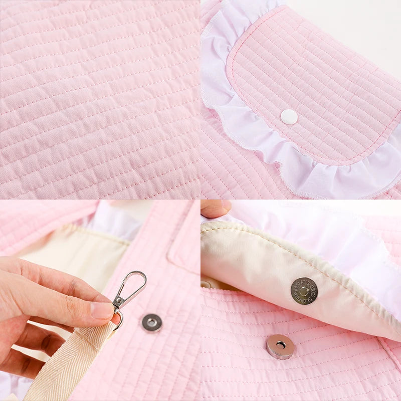 Handgemachte Hundetasche: Atmungsaktive Leinwand-Sling für Kätzchen und kleine Hunde - Animalivo