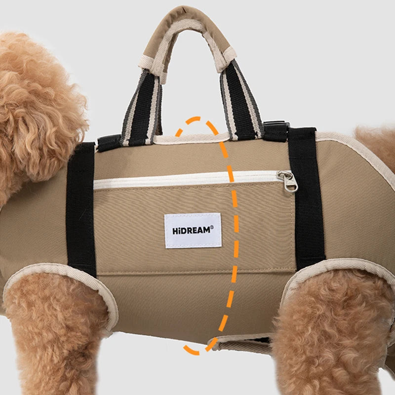 Echtes Leder Hundegeschirr (Genietet) – Langlebige Trainingsweste für Mittelgroße & Große Hunde - Animalivo