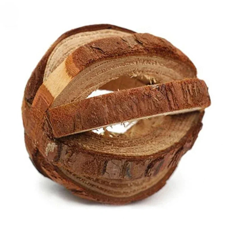 Holz-Spielzeug-Set für Kaninchen & Nager (Kiefer) - Animalivo