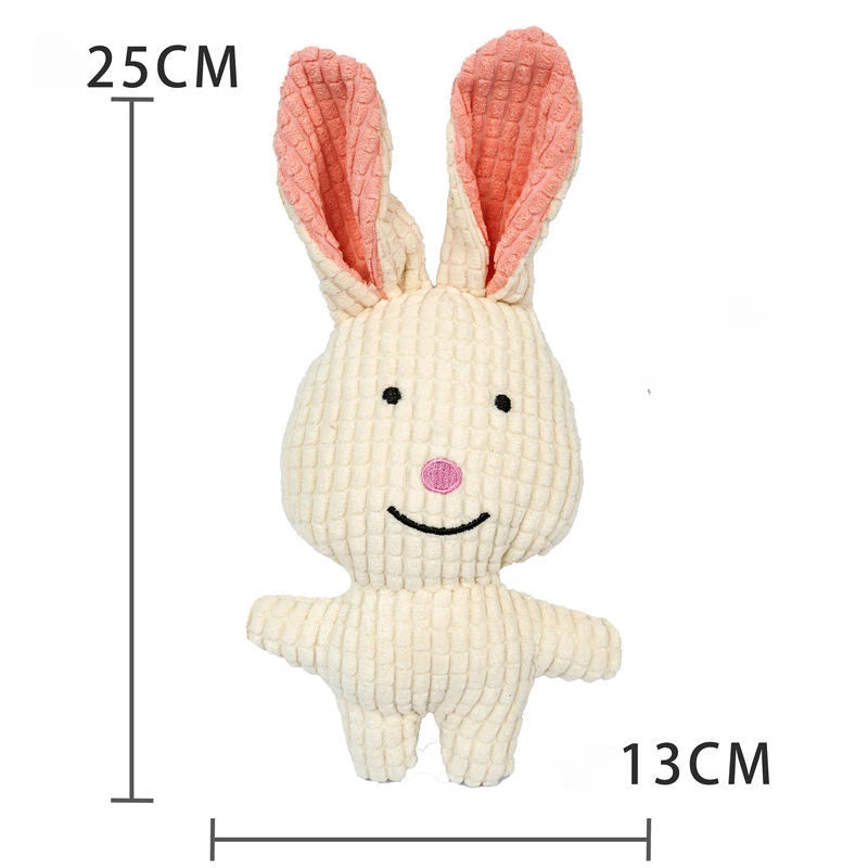 Schlafende Plüsch-Ente – Robustes Hundespielzeug mit Sound - Animalivo