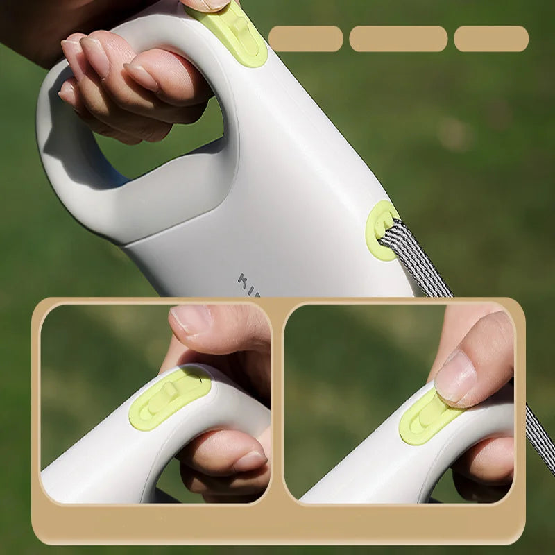 5m Ausziehbare Hundeleine – Reflektierend & Sicher - Animalivo