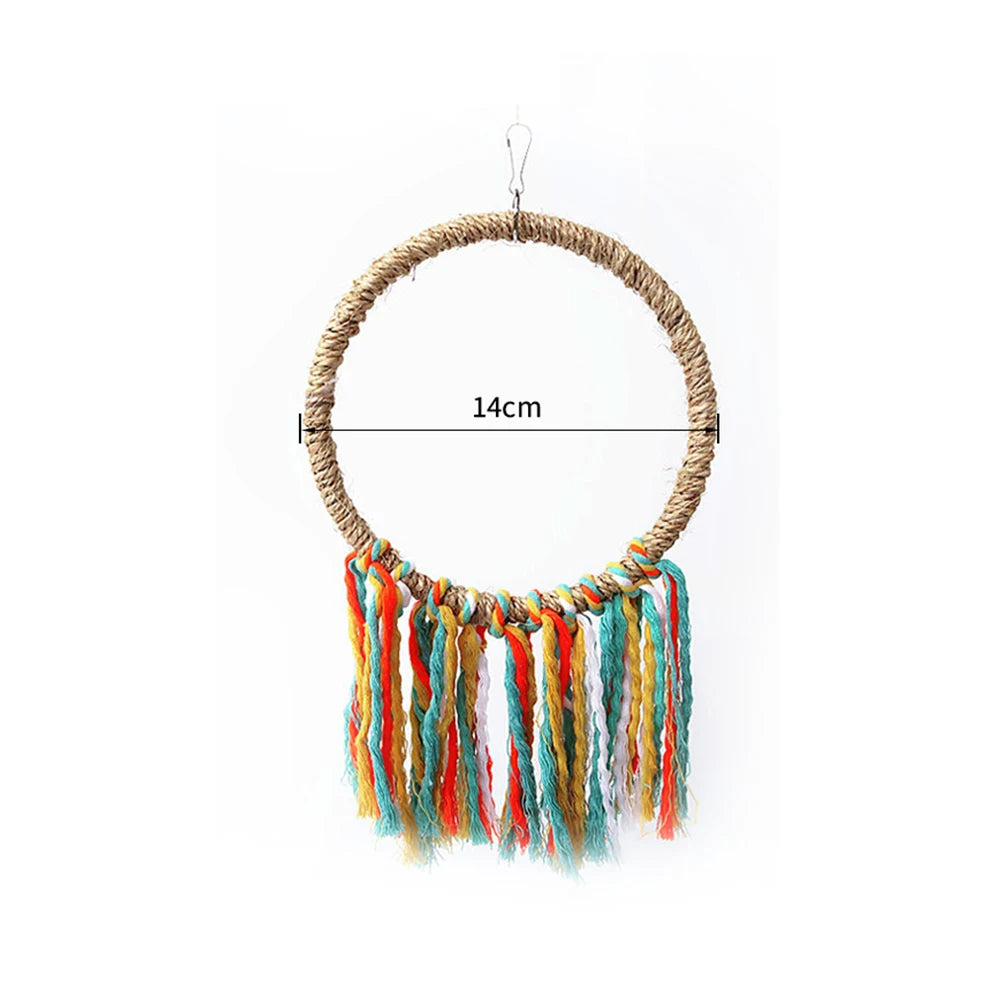 Baumwollseil-Ring  für Papageien & Vögel - Animalivo