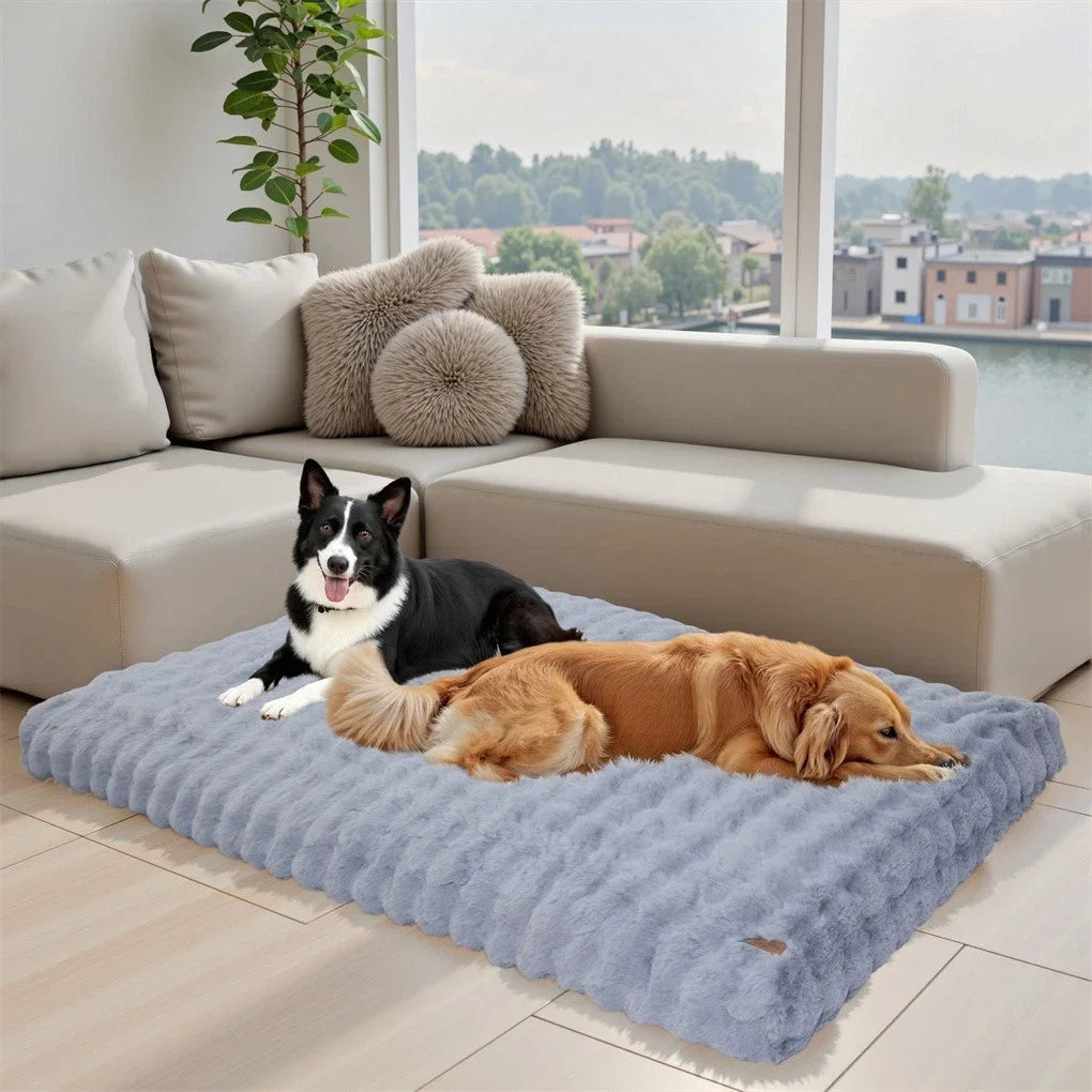 Hundebett & Beruhigendes Katzenbett (Waschbar mit Abnehmbarem Bezug) - Animalivo