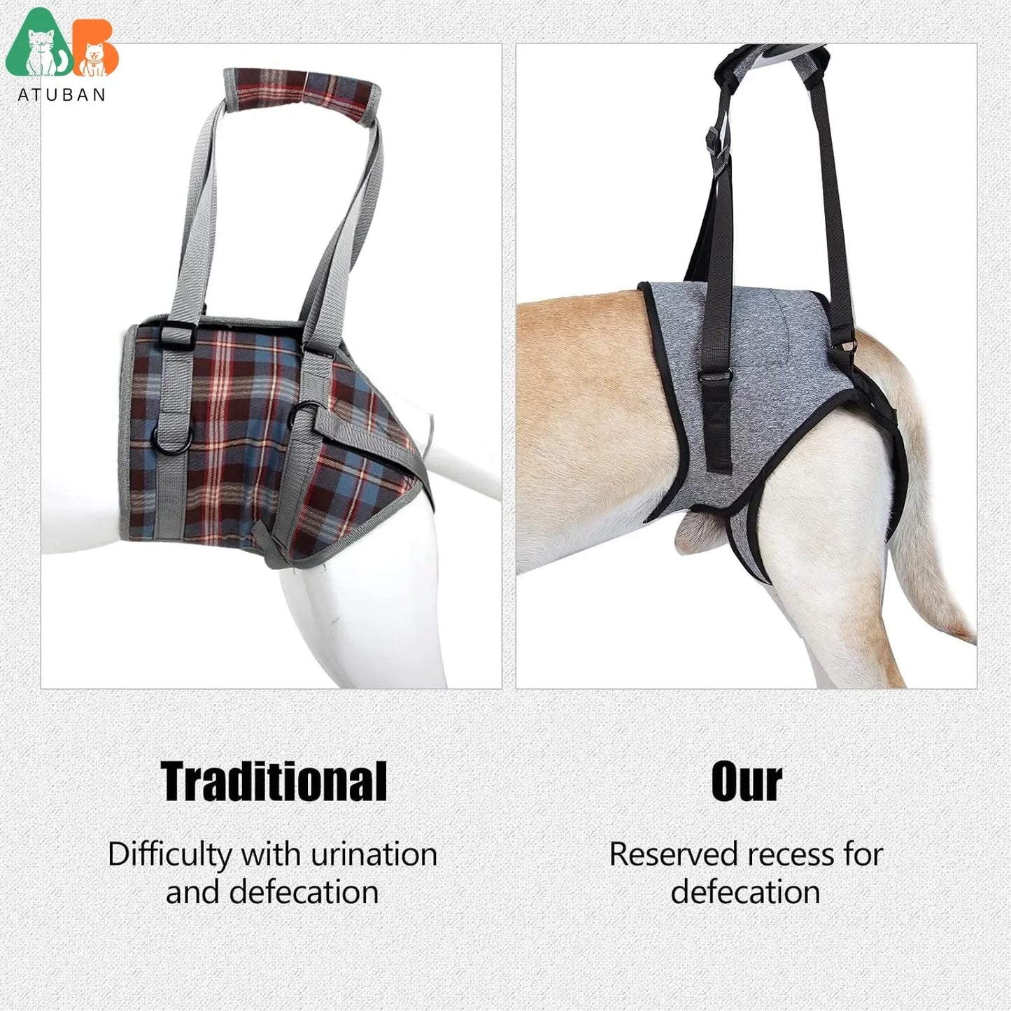 Hundetragetuch – Rehabilitations- & Hebehilfe für Hinterbeine