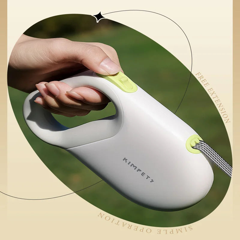 5m Ausziehbare Hundeleine – Reflektierend & Sicher - Animalivo