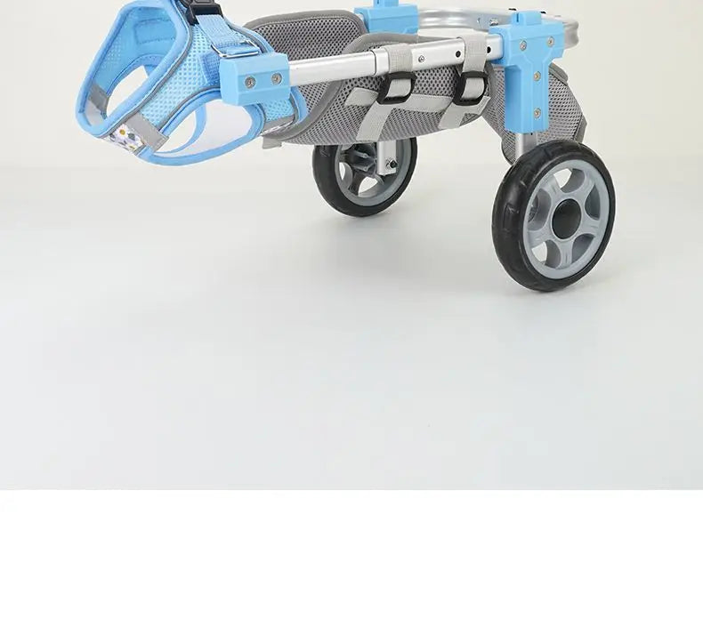 Verstellbarer Hinterbein-Rollstuhl für Hunde & Katzen mit Hüftunterstützung