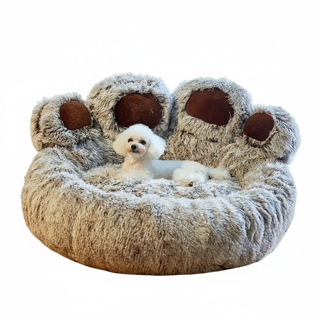 Niedliches Hundebett & Katzensofa in Bärenpfotenform - Animalivo