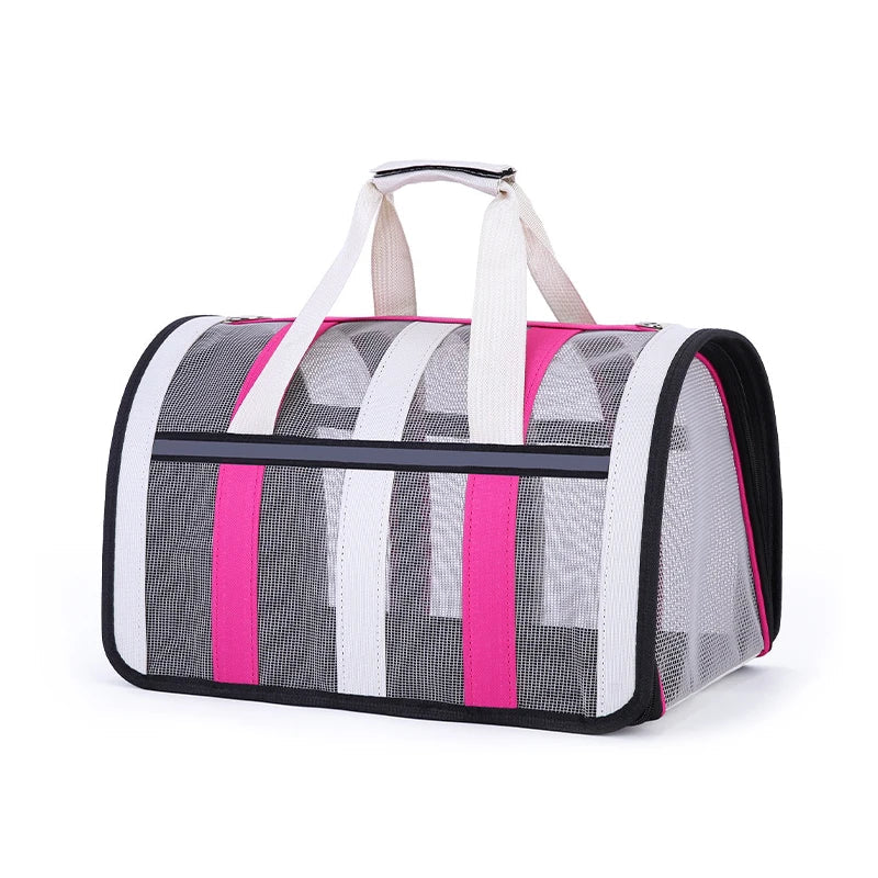 Faltbare & Atmungsaktive Haustier-Tragetasche (Mesh) - Animalivo