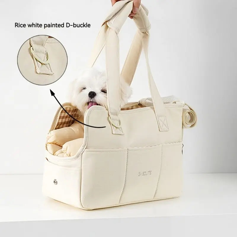Tragbare Hundetasche: Schulter-Handtasche für kleine Hunde, Chihuahua & Yorkshire - Animalivo