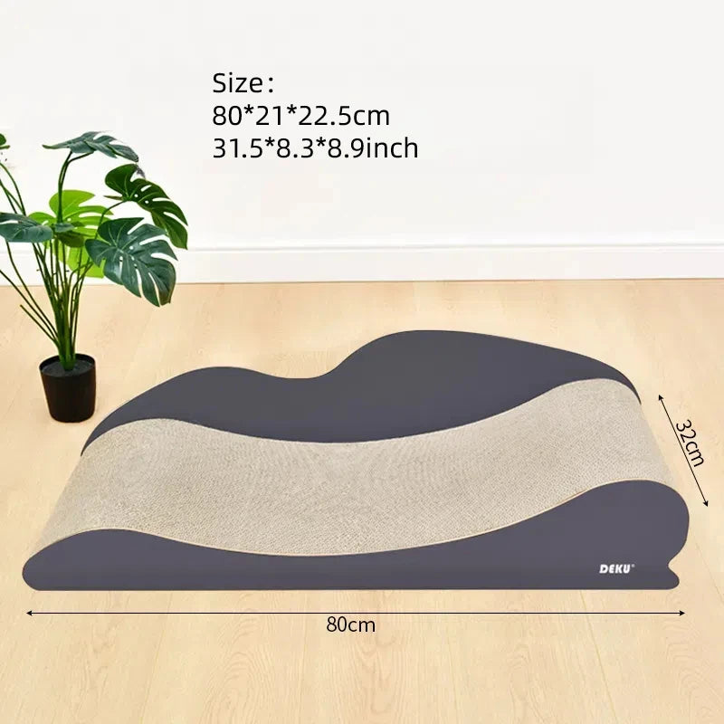 Große Katzenkratz-Couch aus Pappe