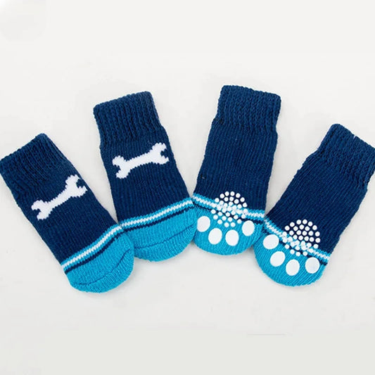 4er Set Warme Hunde- & Katzensocken  – Tiger-Design - Animalivo