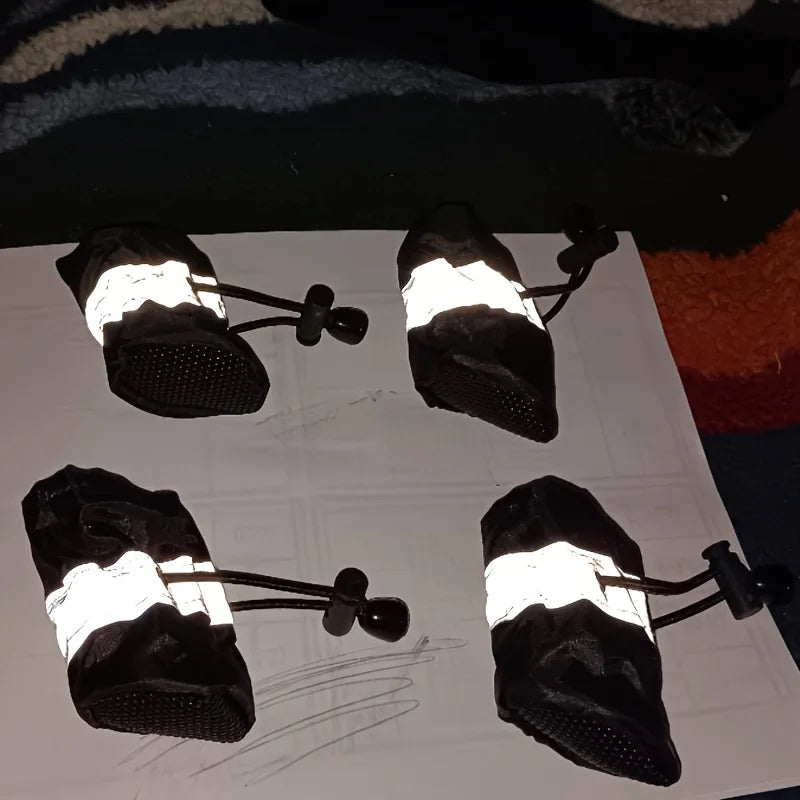 Wasserabweisende Hundeschuhe für kleine Hunde (4er Set) - Animalivo