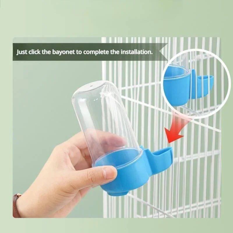 Hängender Futter- & Wasserspender für Eichhörnchen & Papageien - Animalivo